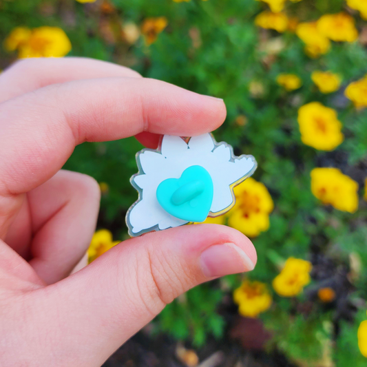 Silly Stego ✦ Acrylic Pin