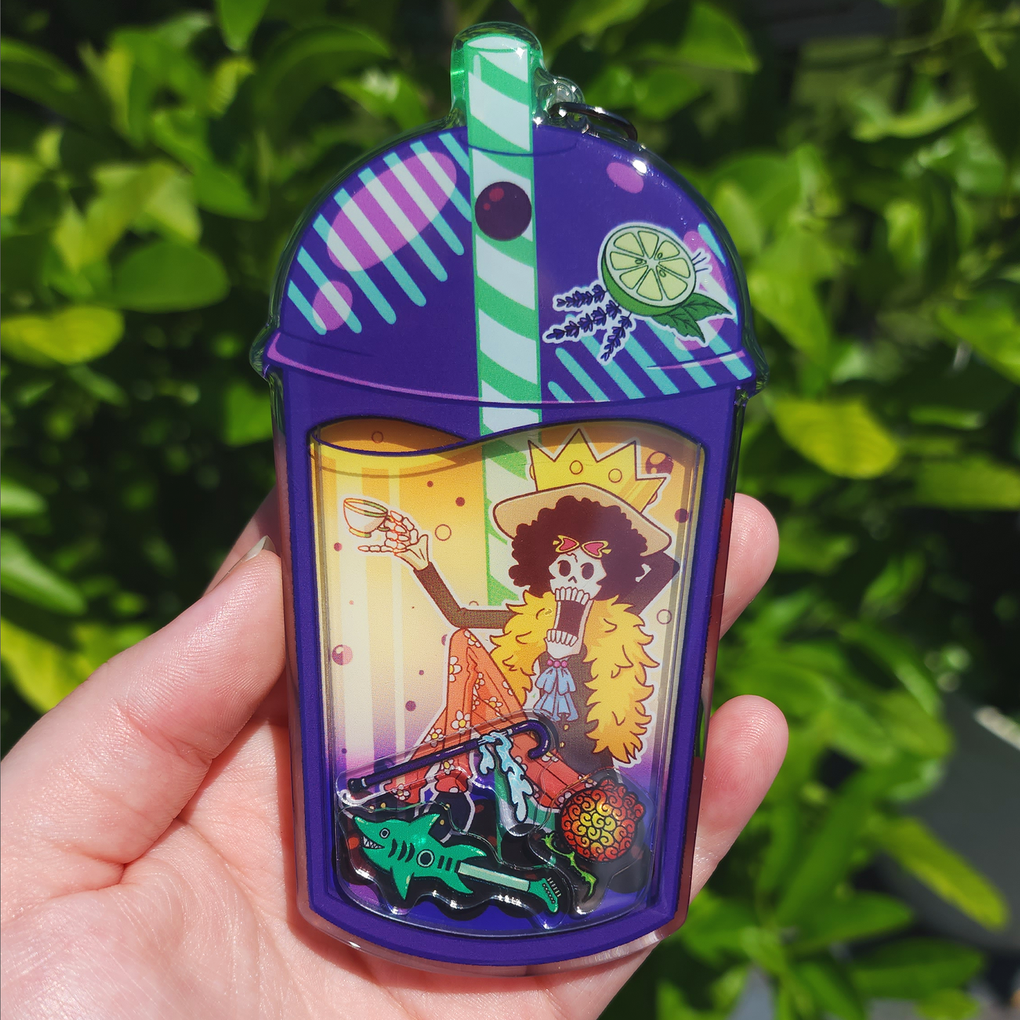 OP Pirate Anime ✦ Acrylic Shaker Keychain