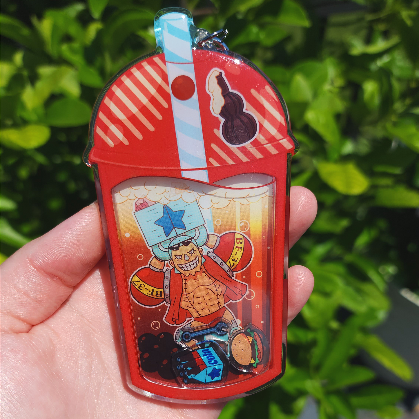 OP Pirate Anime ✦ Acrylic Shaker Keychain