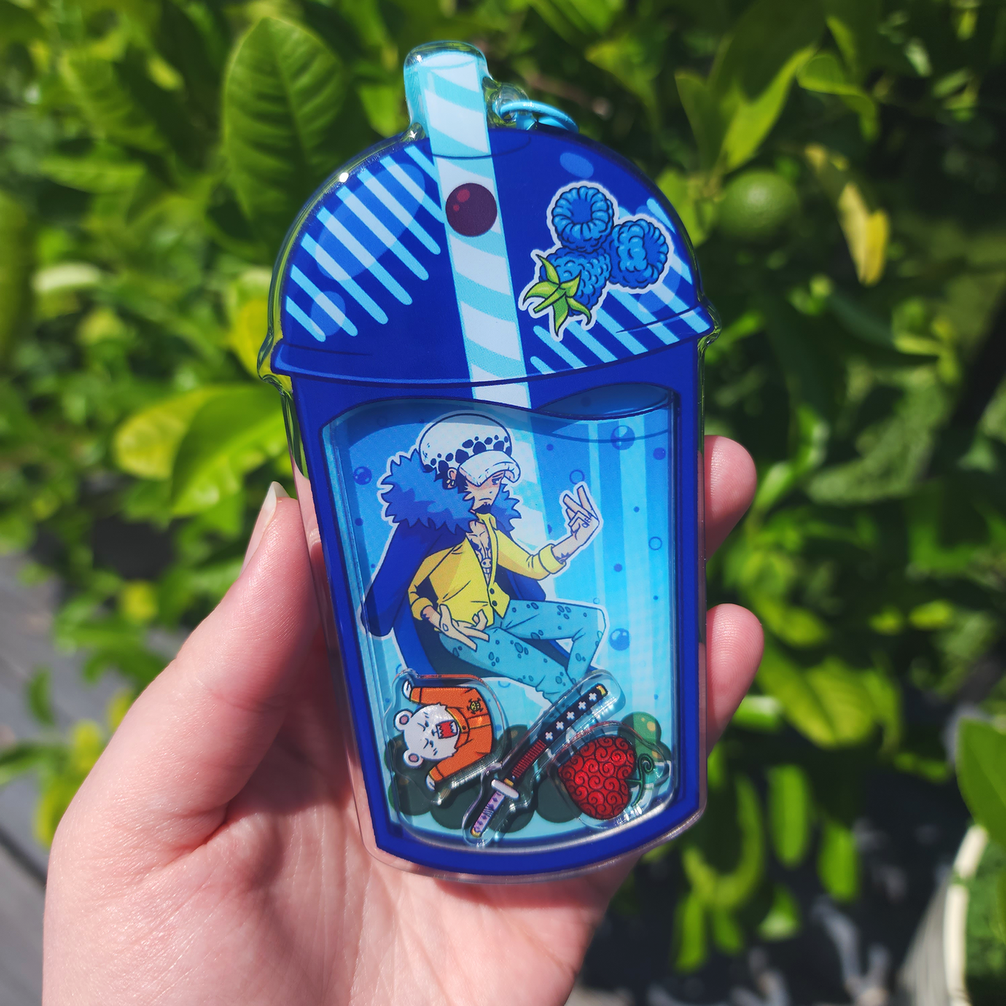OP Pirate Anime ✦ Acrylic Shaker Keychain