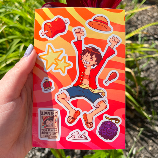 OP Pirate Anime ✦ Sticker Sheet