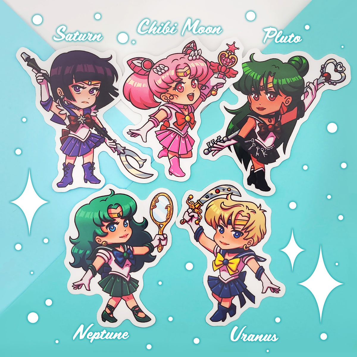 Pretty Guardian Anime! ✦ Clear Sticker