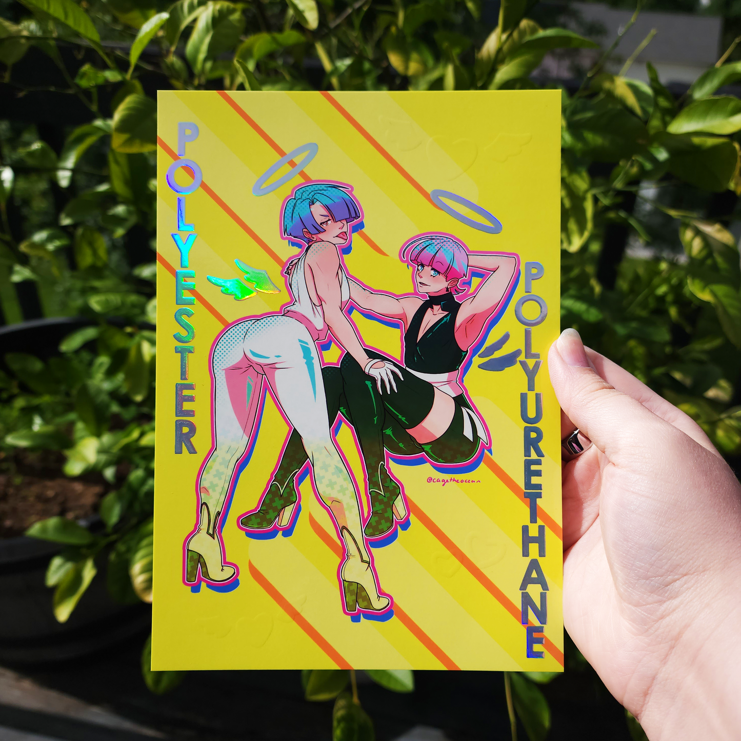 PASWG Angel Boys ✦ A5 Holographic Foil Print