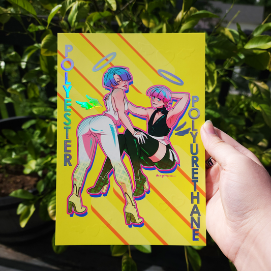 PASWG Angel Boys ✦ A5 Holographic Foil Print