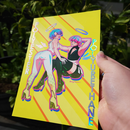 PASWG Angel Boys ✦ A5 Holographic Foil Print