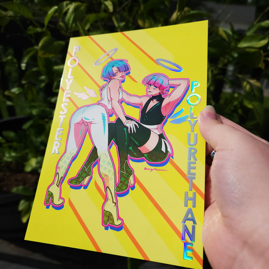 PASWG Angel Boys ✦ A5 Holographic Foil Print