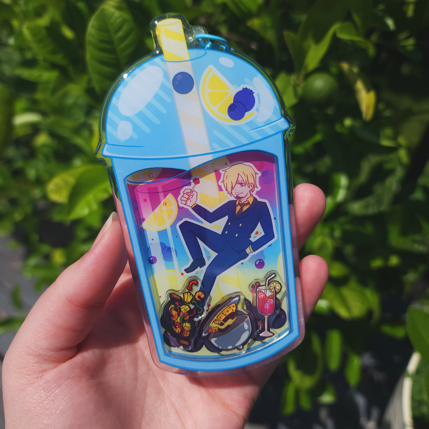 OP Pirate Anime ✦ Acrylic Shaker Keychain