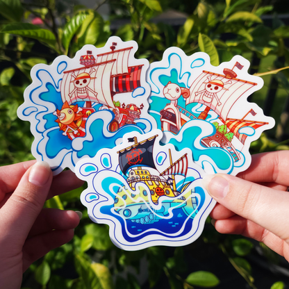 OP Pirate Anime ✦ Clear Die Cut Sticker!