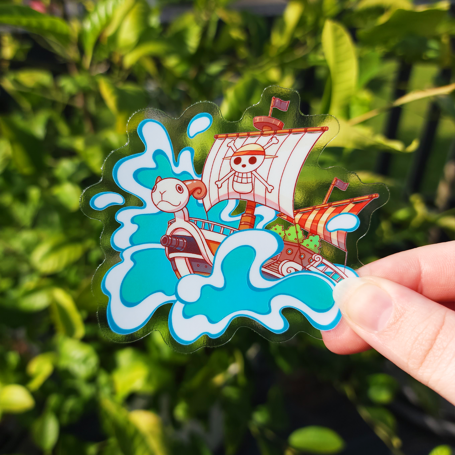 OP Pirate Anime ✦ Clear Die Cut Sticker!