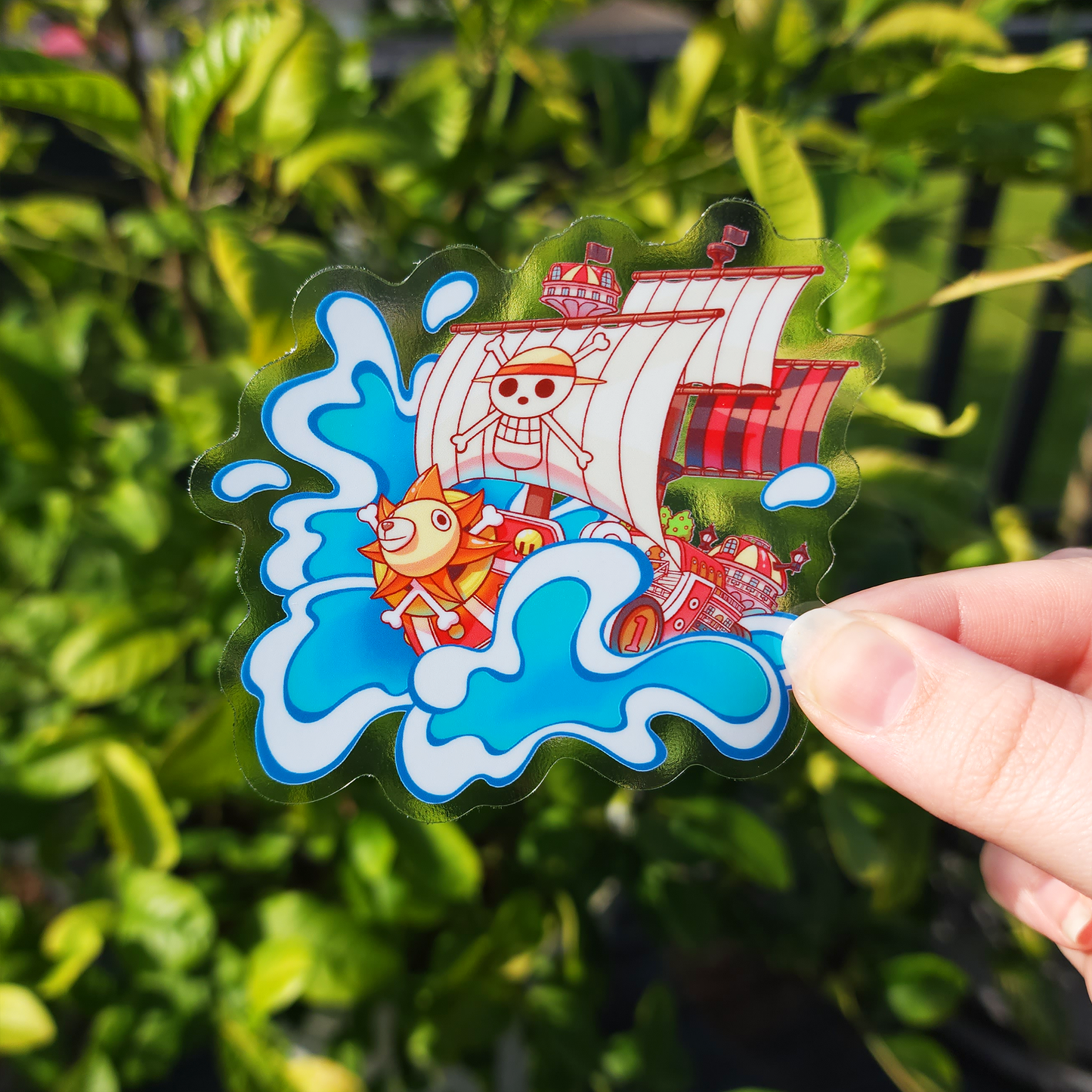 OP Pirate Anime ✦ Clear Die Cut Sticker!