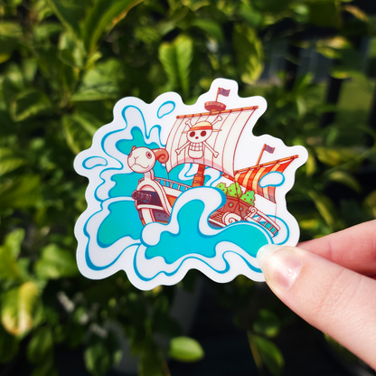 OP Pirate Anime ✦ Clear Die Cut Sticker!