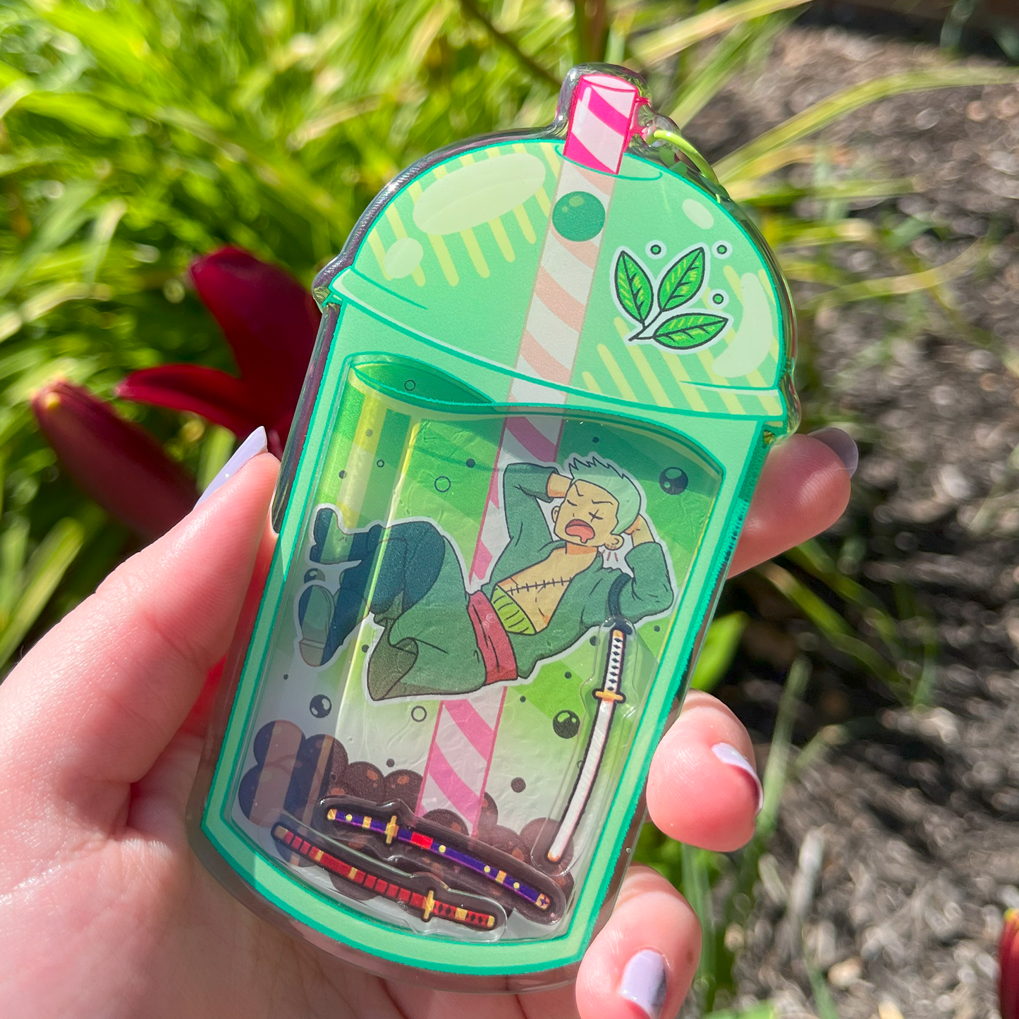 OP Pirate Anime ✦ Acrylic Shaker Keychain