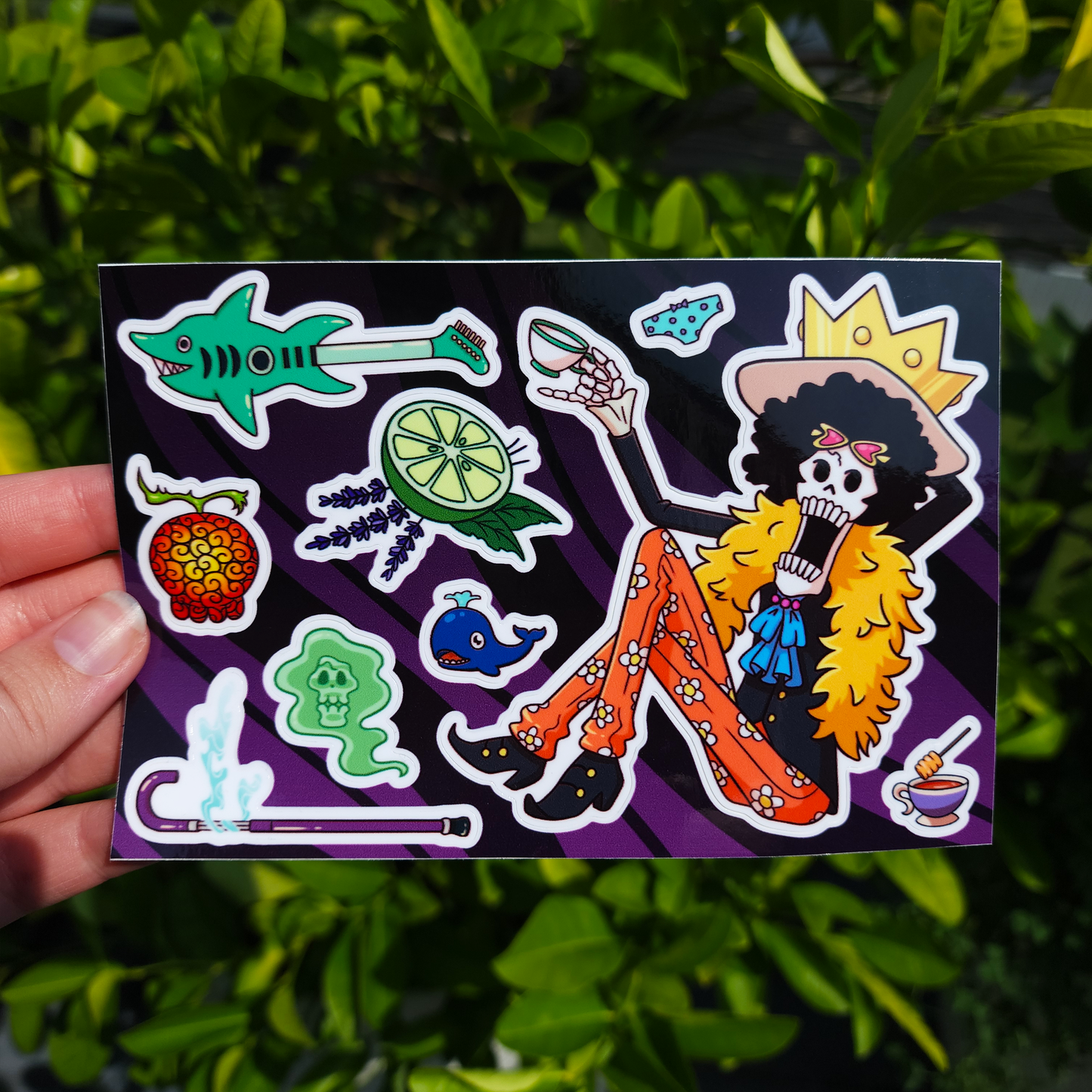 OP Pirate Anime ✦ Sticker Sheet