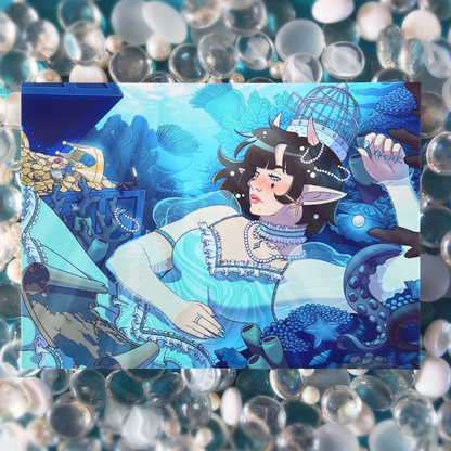 Cage the Ocean ✦ 5x7 Print