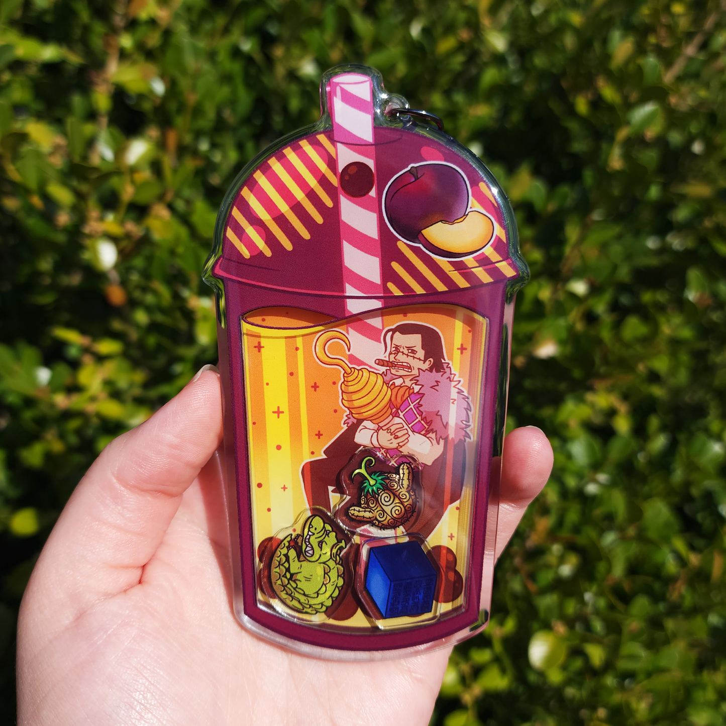 OP Pirate Anime ✦ Acrylic Shaker Keychain