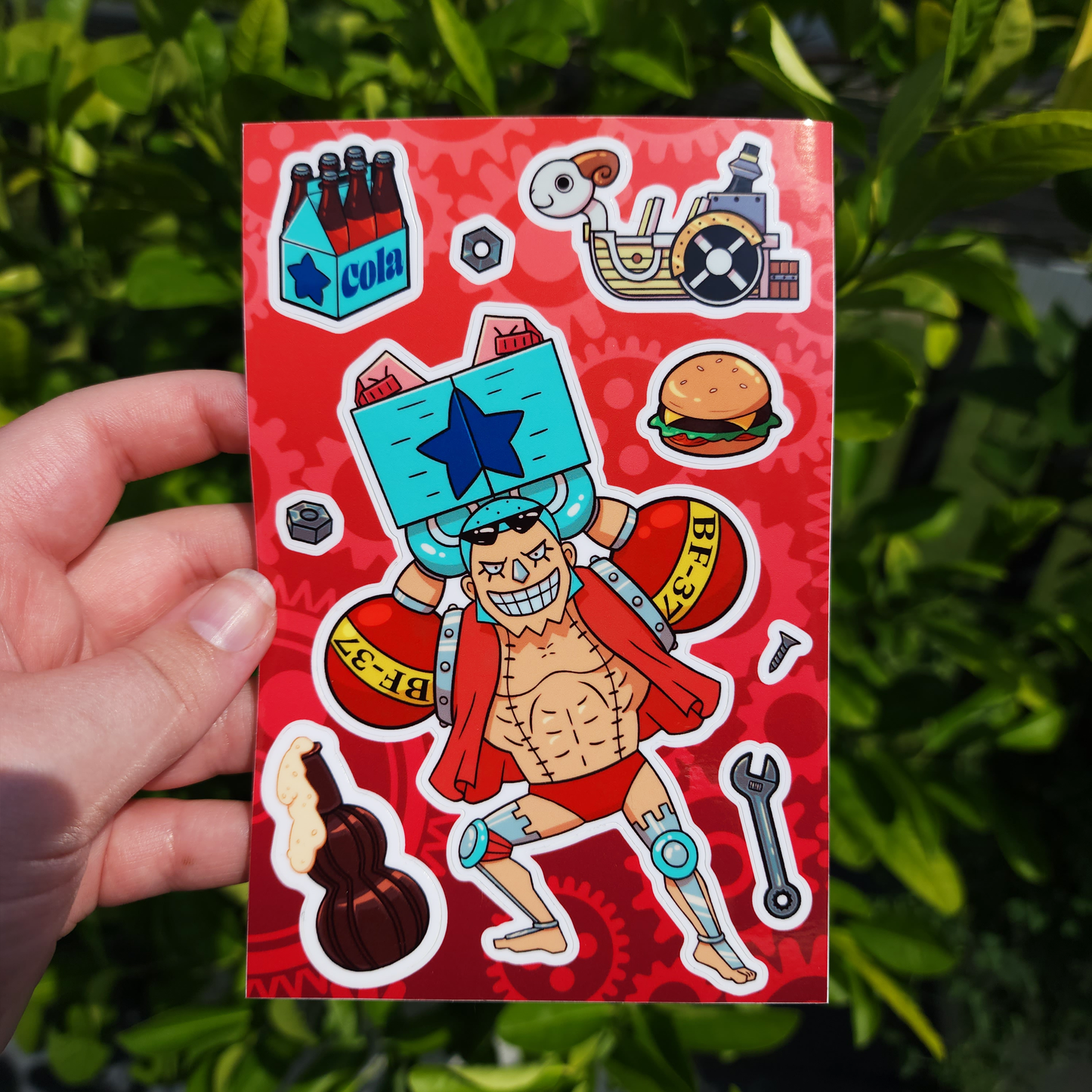 OP Pirate Anime ✦ Sticker Sheet