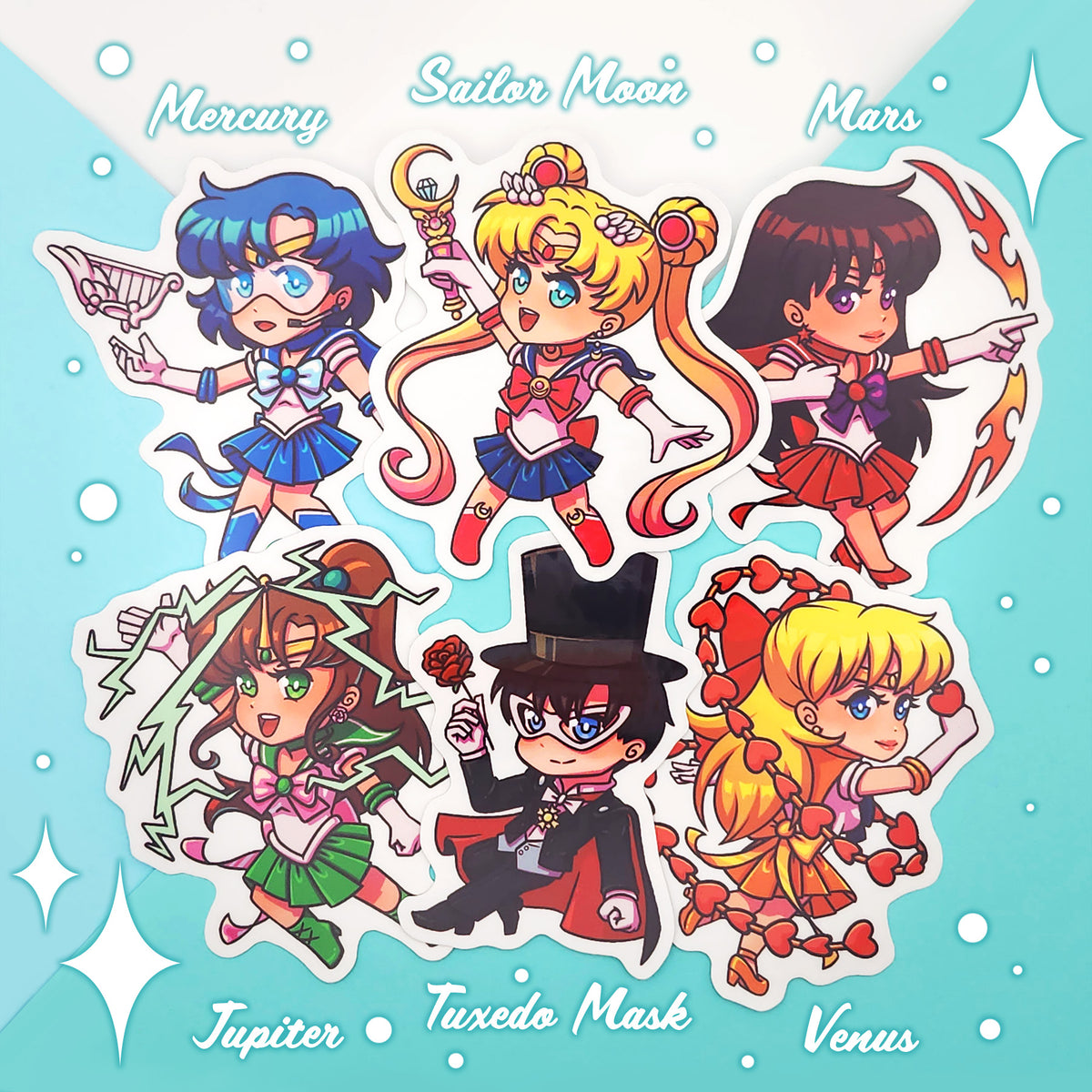 Pretty Guardian Anime! ✦ Clear Sticker