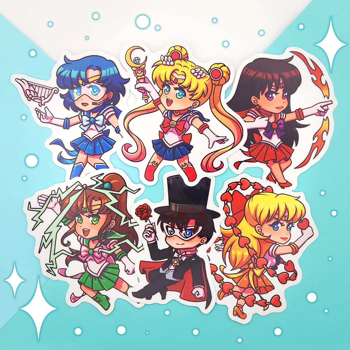 Pretty Guardian Anime! ✦ Clear Sticker