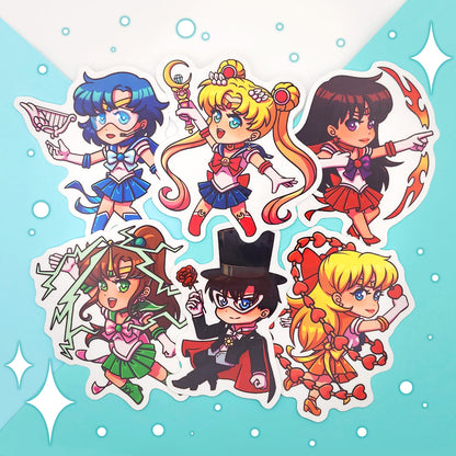 Pretty Guardian Anime! ✦ Clear Sticker
