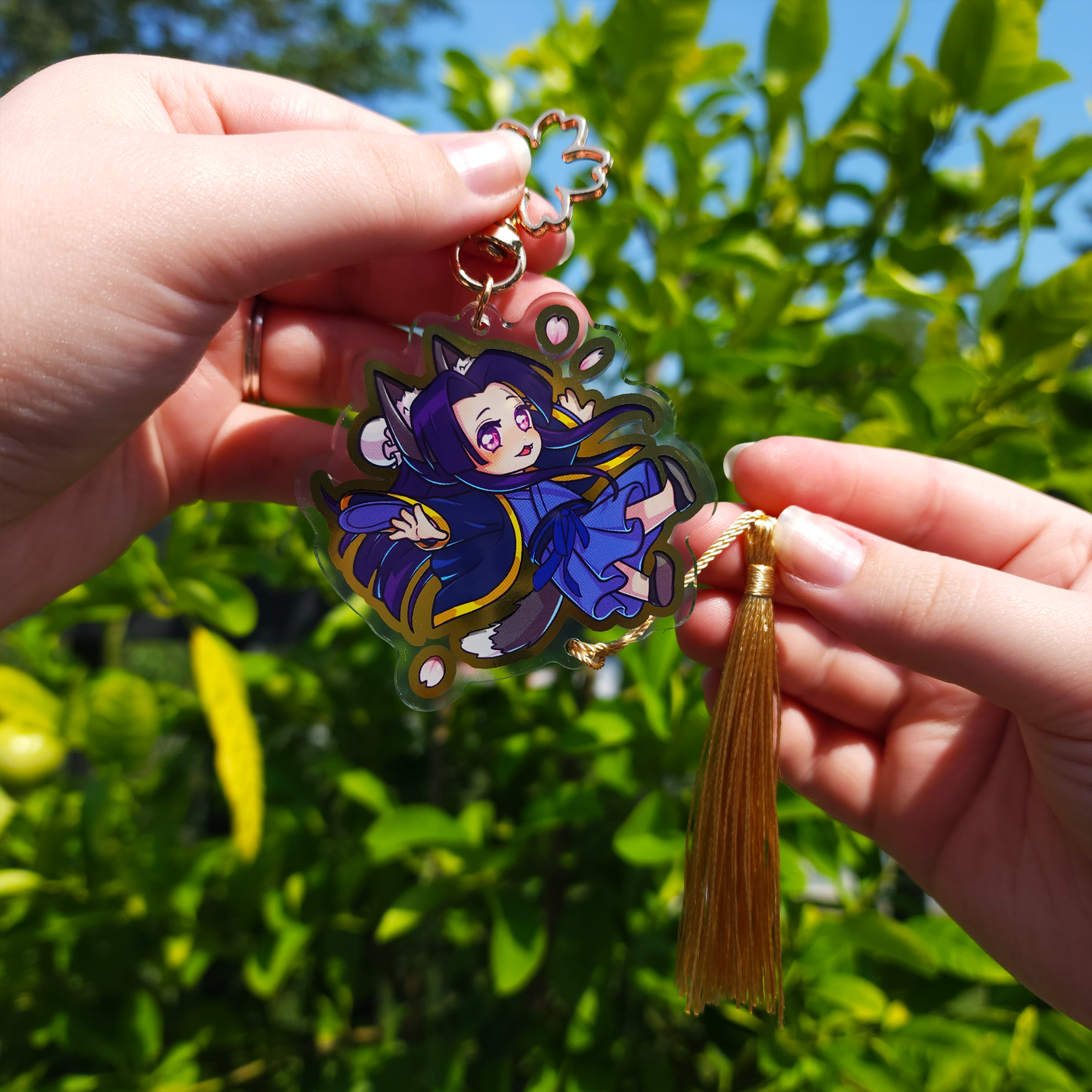 Apothecary Anime ✦ Gold Foil Keychain