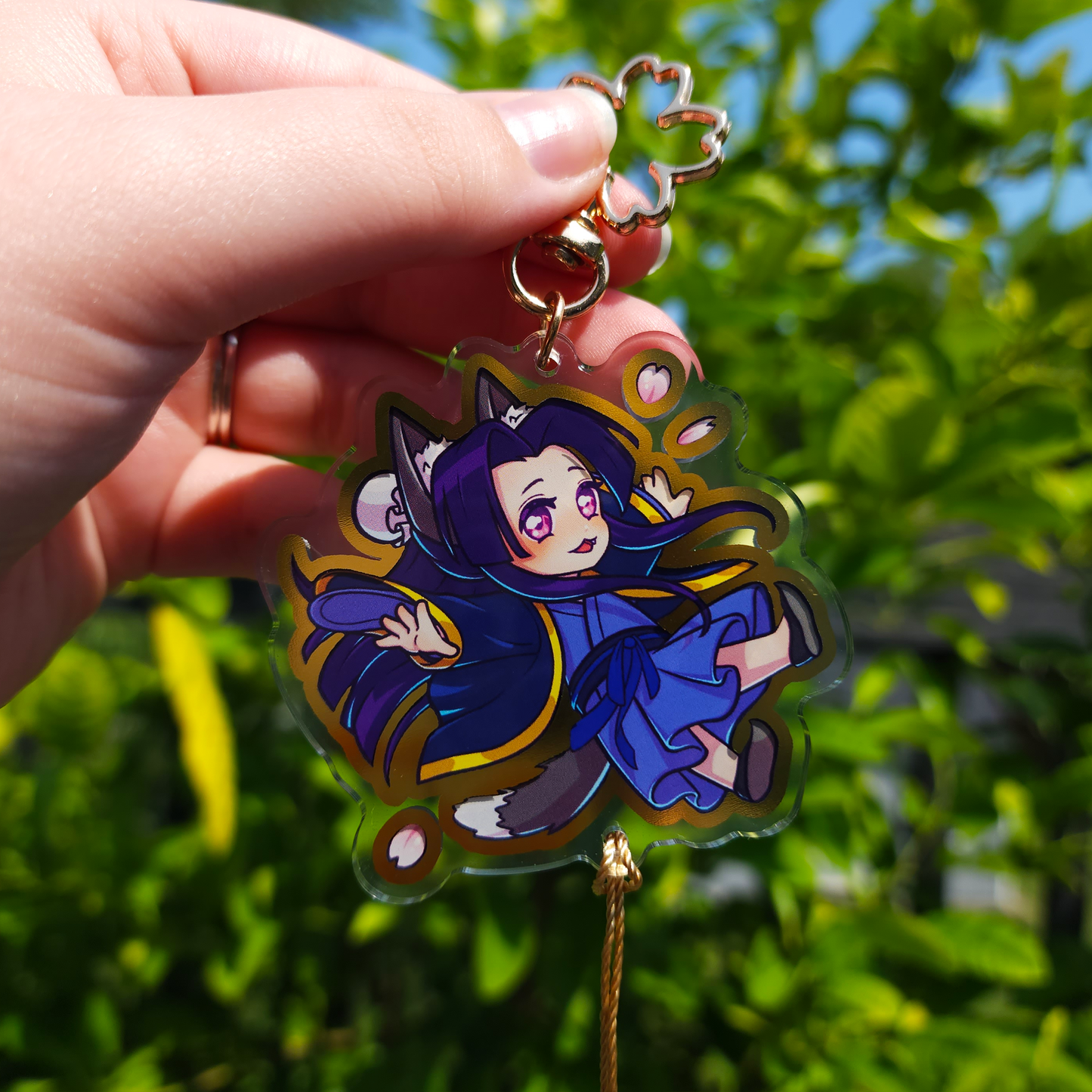 Apothecary Anime ✦ Gold Foil Keychain