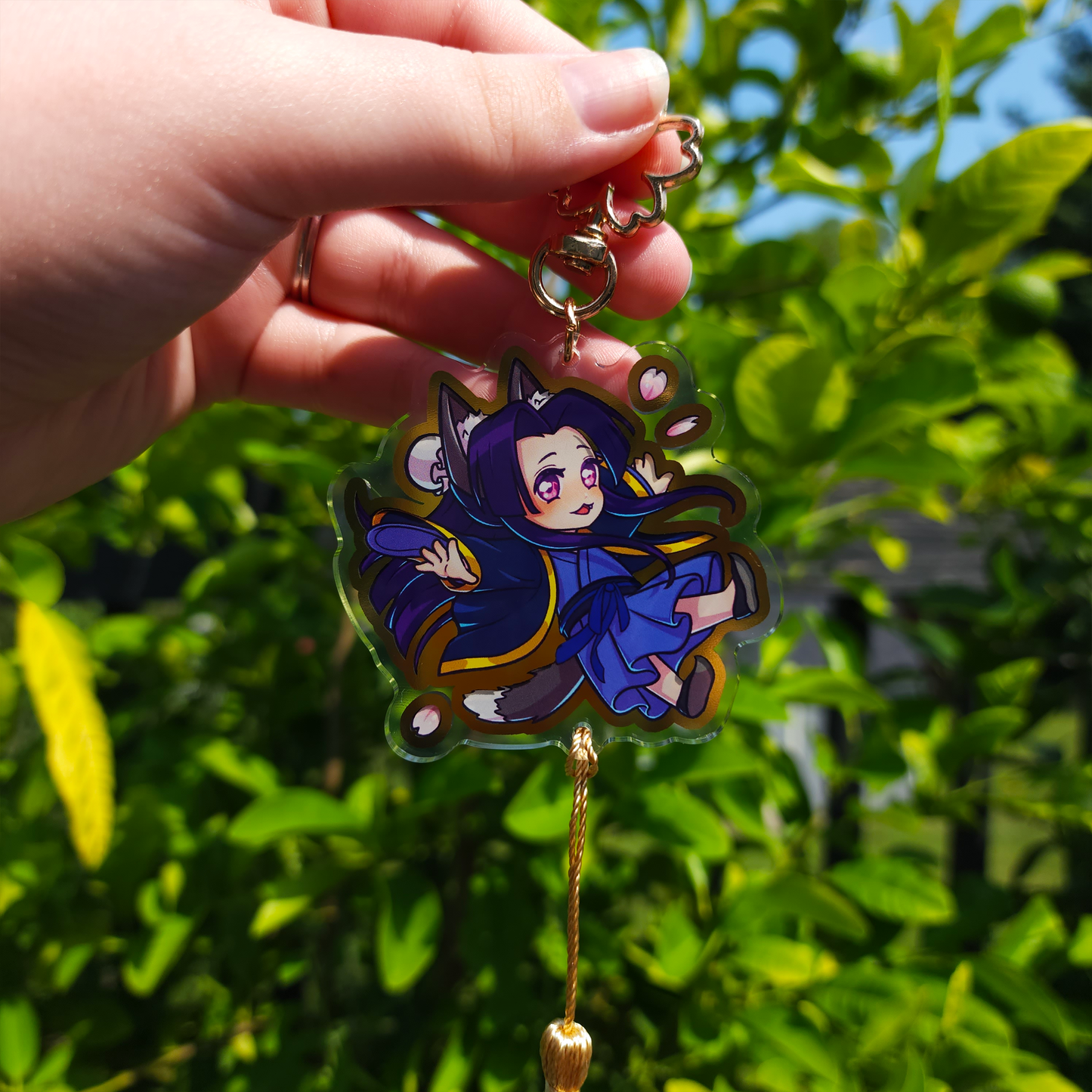 Apothecary Anime ✦ Gold Foil Keychain