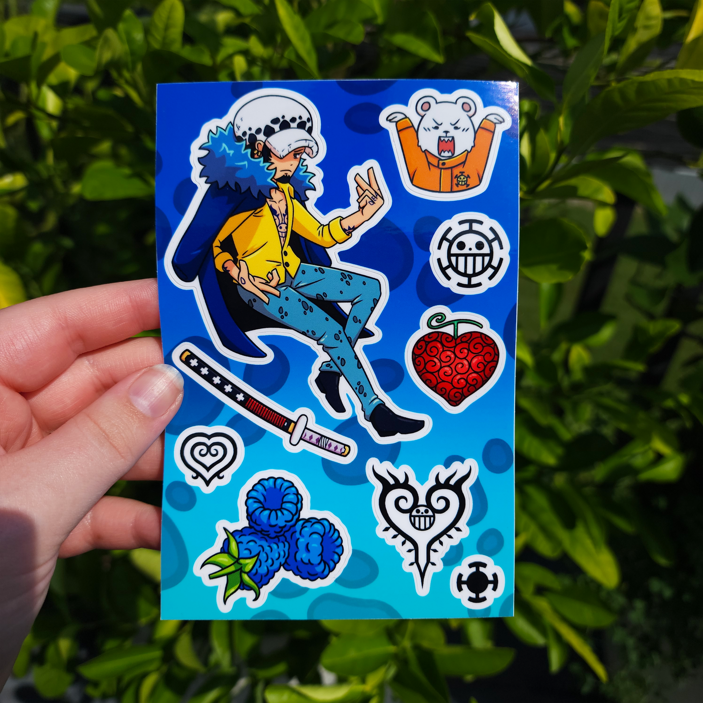 OP Pirate Anime ✦ Sticker Sheet