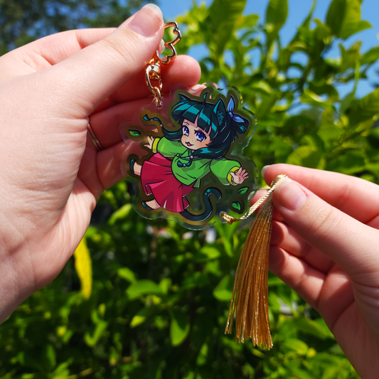 Apothecary Anime ✦ Gold Foil Keychain