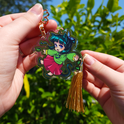 Apothecary Anime ✦ Gold Foil Keychain