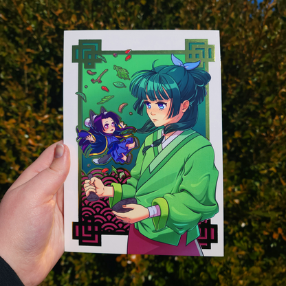 Apothecary Anime ✦ A5 Gold Foil Print