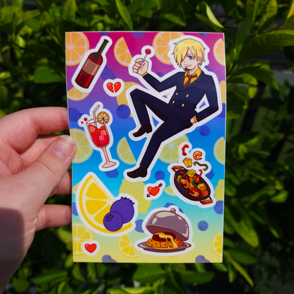 OP Pirate Anime ✦ Sticker Sheet