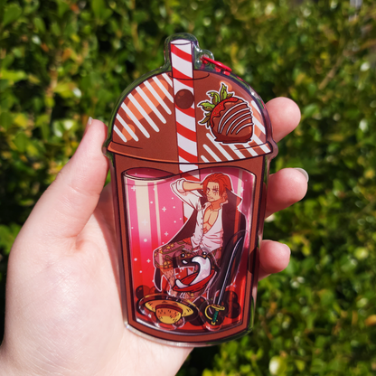 OP Pirate Anime ✦ Acrylic Shaker Keychain