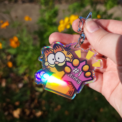 #1 Stinky Garf ✦ Keychain