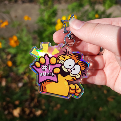 #1 Stinky Garf ✦ Keychain