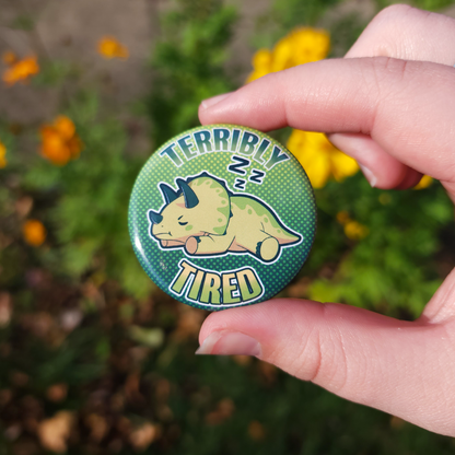 Dinos with Feelings! ✦ Metal Buttons
