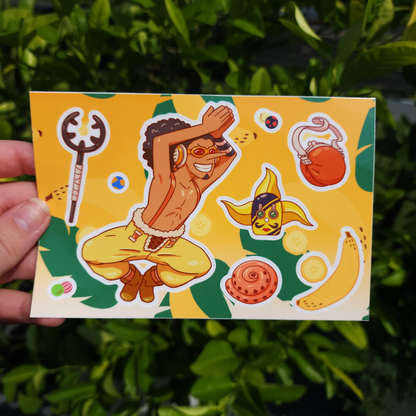OP Pirate Anime ✦ Sticker Sheet